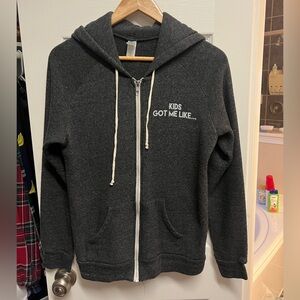 LBHE Kids Got Me Like… Mommin’ Aint Easy Zip Up Hoodie